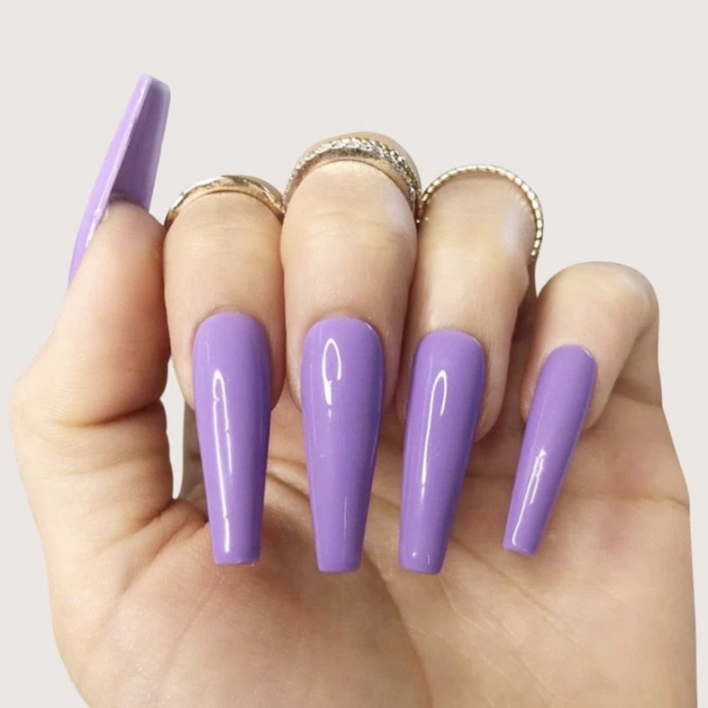 24pcs Solid False Nail & Nail File & 1sheet Tape